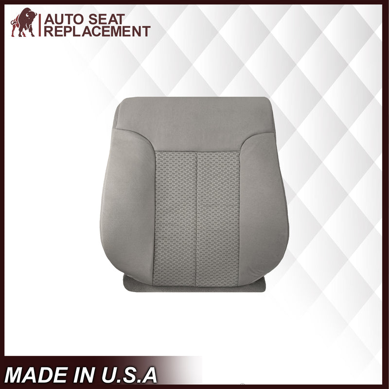 2009 2010 Ford F150 XLT Driver Or Passenger Bottom Replacement Seat Cover Gray - Auto Seat Replacement
