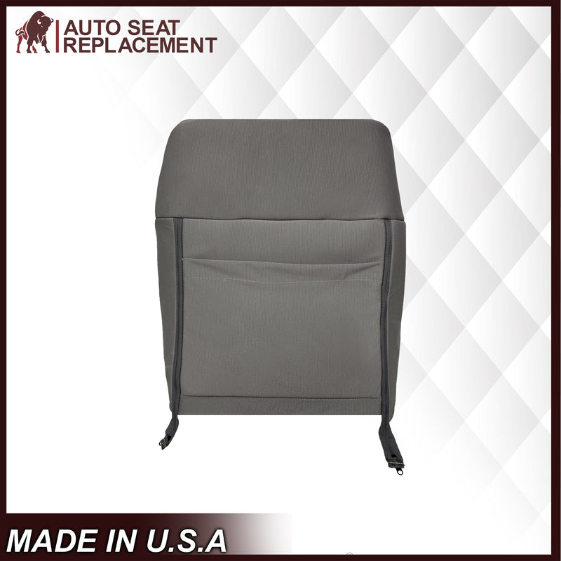 2009 2010 Ford F150 XLT Driver Or Passenger Bottom Replacement Seat Cover Gray - Auto Seat Replacement
