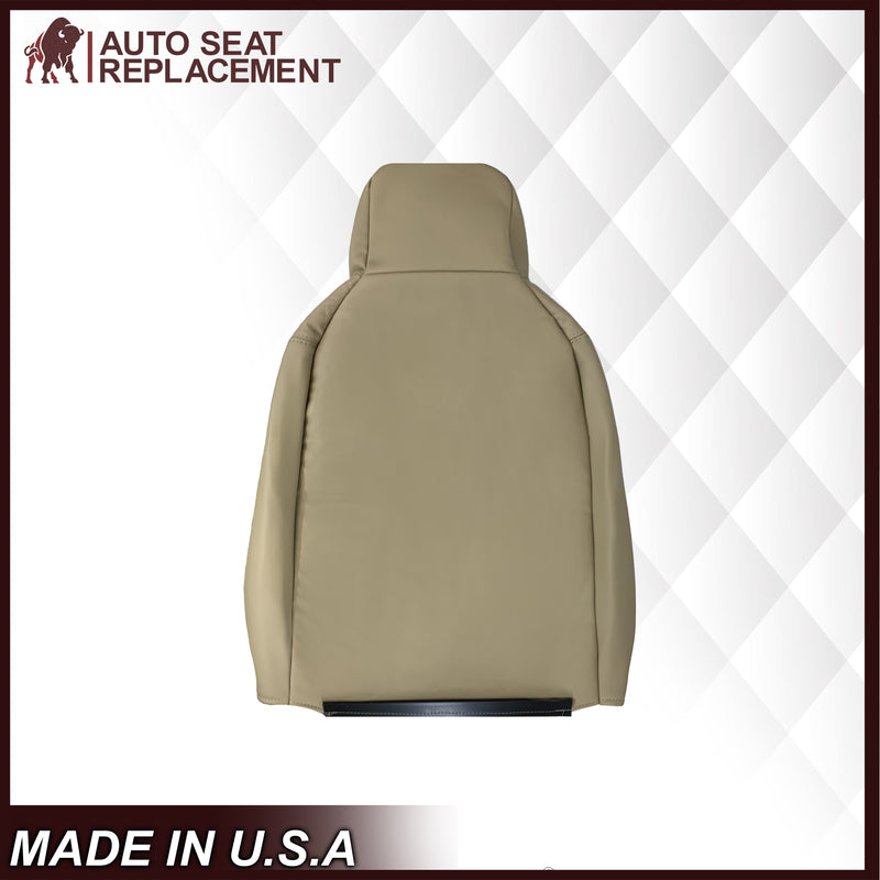 2009-2019 Ford E350 E450 E550 Econoline Van Synthetic Leather Replacement Seat Covers In Tan & Cushion Foam - Auto Seat Replacement