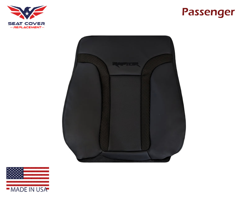 2010 2011 2012 2013 2014 Ford F150 Raptor Bottom Perforated Seat Cover in Black Choose: Leather or Vinyl - Auto Seat Replacement