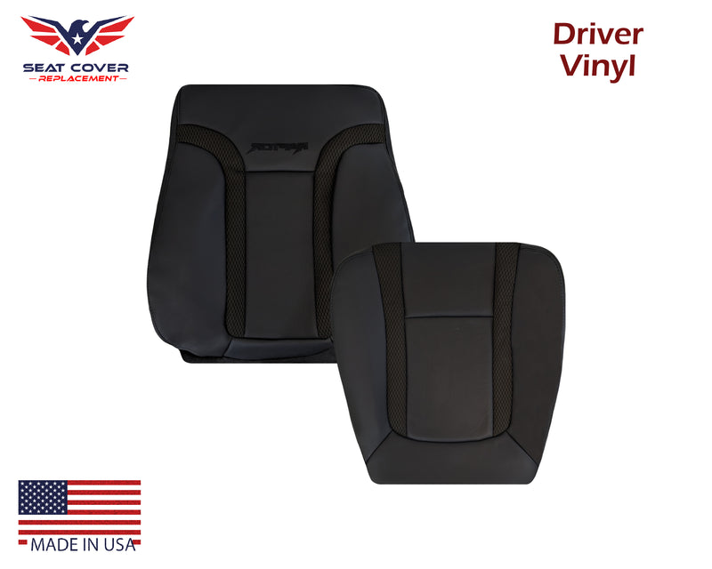 2010 2011 2012 2013 2014 Ford F150 Raptor Bottom Perforated Seat Cover in Black Choose: Leather or Vinyl - Auto Seat Replacement