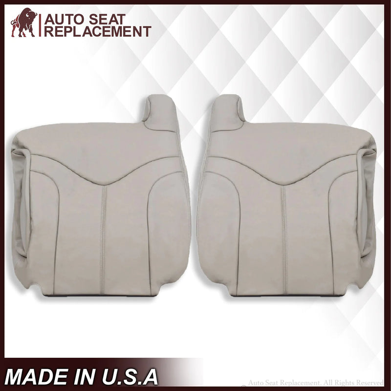 2000-2002 GMC Yukon XL 2nd Row Captain Seat 50/50 Seat Cover in Shale Tan: Choose From Variation - Auto Seat Replacement