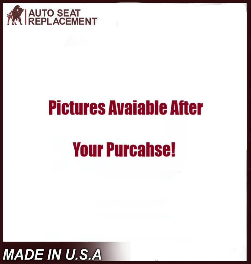 2015-2022 GMC Canyon Bottom Seat Covers Black: Choose In Genuine Leather OR Synthetic Leather