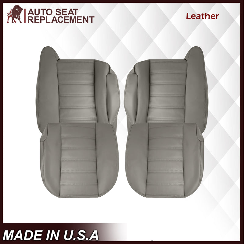 2003 2004 2005 2006 2007 Hummer H2 SUV SUT Adventure Gray Leather Or Vinyl Seat Cover - Auto Seat Replacement