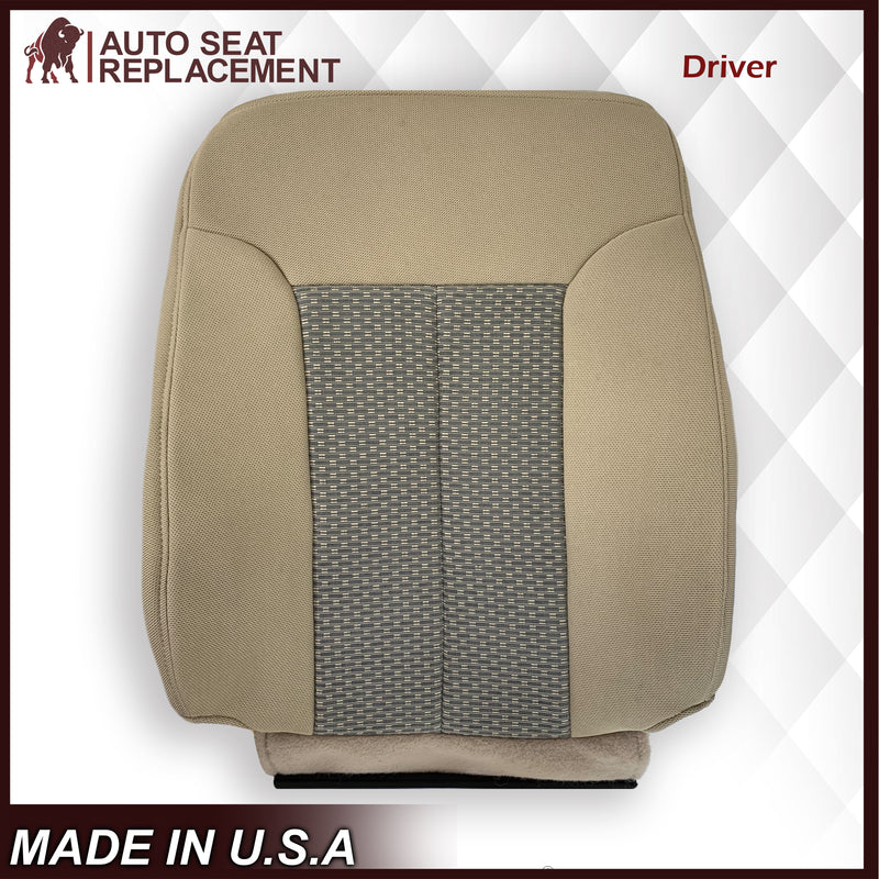 2011 2012 2013 2014 Ford F250 F350 F450 F550 XLT Truck Cloth Seat Cover In Tan: Choose Your Pieces - Auto Seat Replacement