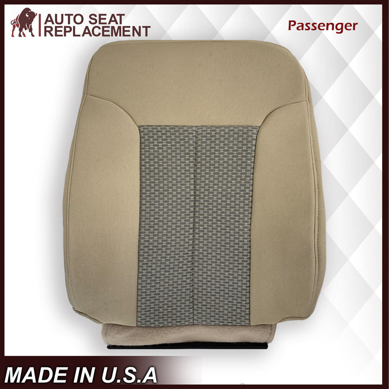 2011 2012 2013 2014 Ford F250 F350 F450 F550 XLT Truck Cloth Seat Cover In Tan: Choose Your Pieces - Auto Seat Replacement