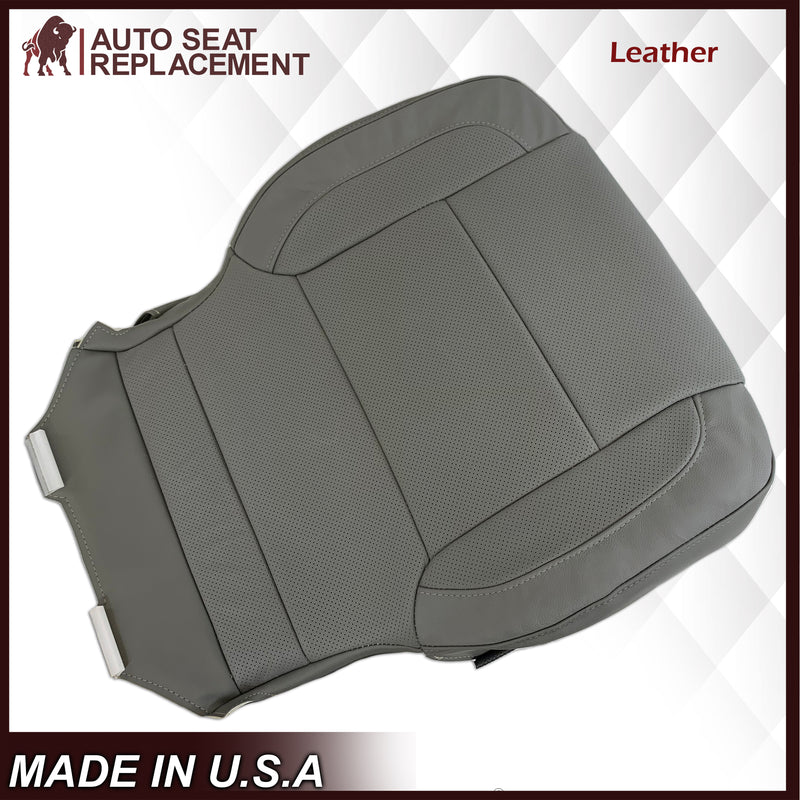 2014 2015 2016 2017 2018 2019 Chevy Silverado Tahoe Suburban & GMC Yukon PERFORATED Leather Seat Cover Replacement in Black, Gray, or Tan - Auto Seat Replacement