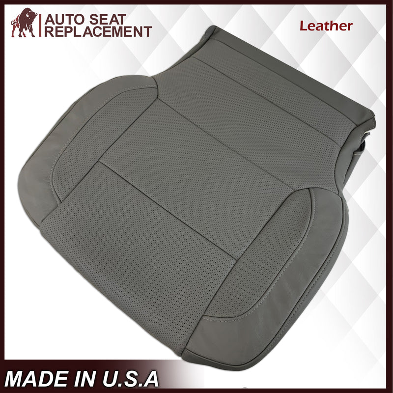 2014 2015 2016 2017 2018 2019 Chevy Silverado Tahoe Suburban & GMC Yukon PERFORATED Leather Seat Cover Replacement in Black, Gray, or Tan - Auto Seat Replacement