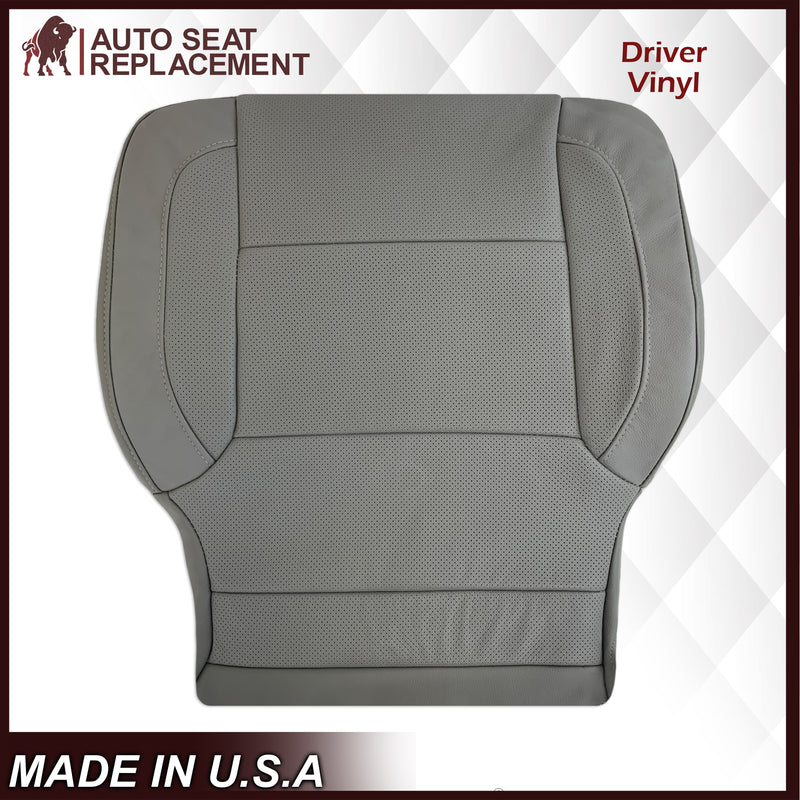 2014 2015 2016 2017 2018 2019 Chevy Silverado Tahoe Suburban & GMC Yukon PERFORATED Leather Seat Cover Replacement in Black, Gray, or Tan - Auto Seat Replacement