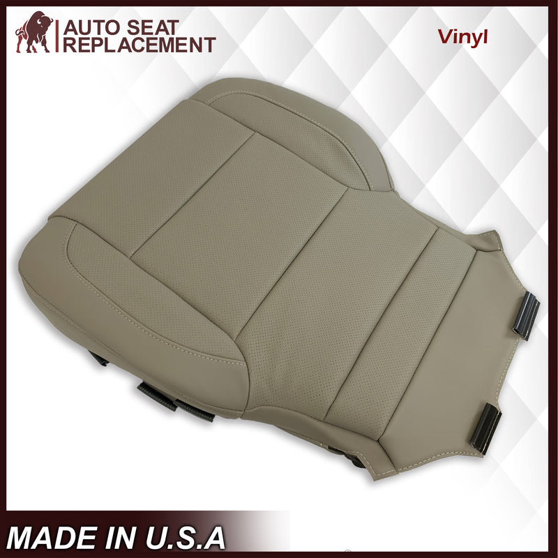 2014 2015 2016 2017 2018 2019 Chevy Silverado Tahoe Suburban & GMC Yukon PERFORATED Leather Seat Cover Replacement in Black, Gray, or Tan - Auto Seat Replacement