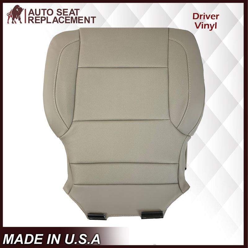 2014 2015 2016 2017 2018 2019 Chevy Silverado Tahoe Suburban & GMC Yukon PERFORATED Leather Seat Cover Replacement in Black, Gray, or Tan - Auto Seat Replacement