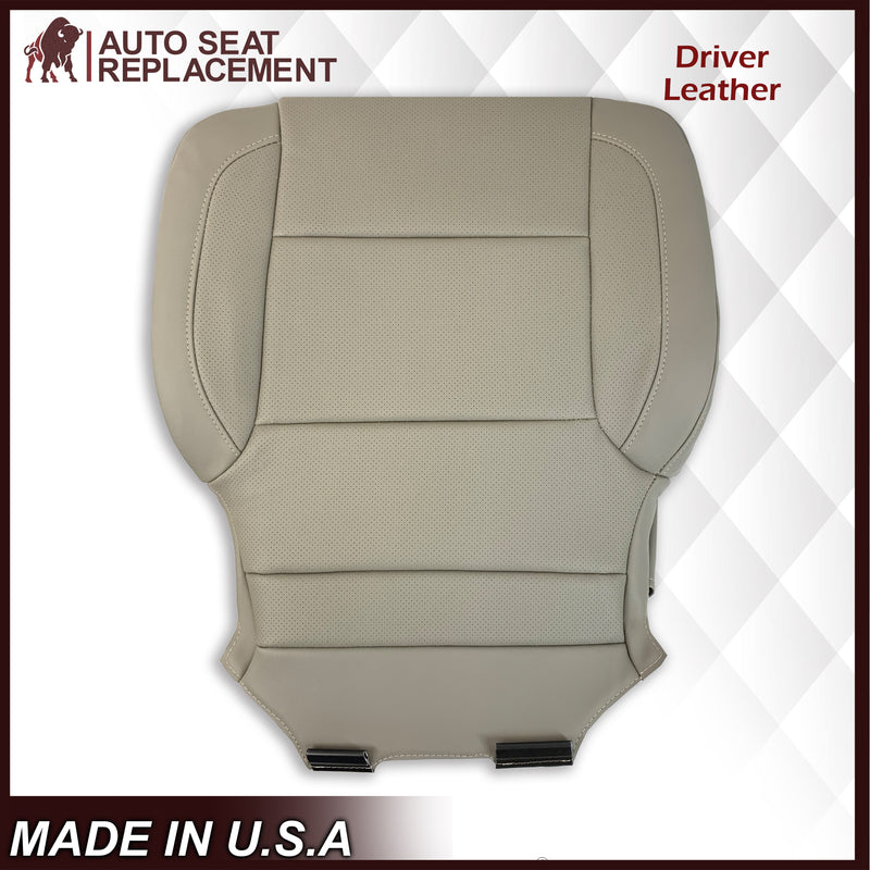2014 2015 2016 2017 2018 2019 Chevy Silverado Tahoe Suburban & GMC Yukon PERFORATED Leather Seat Cover Replacement in Black, Gray, or Tan - Auto Seat Replacement