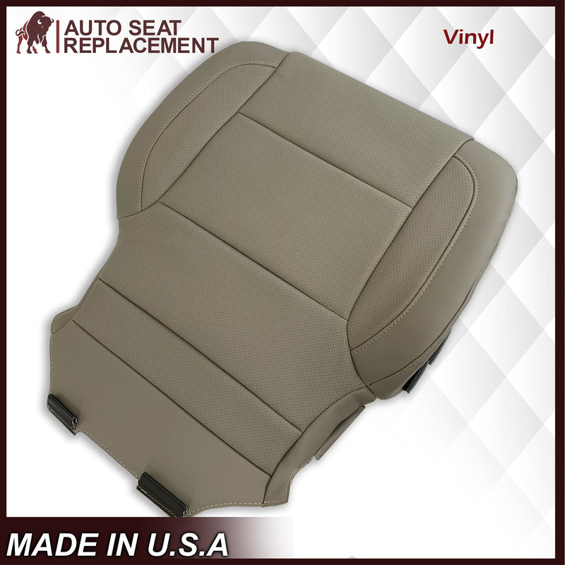 2014 2015 2016 2017 2018 2019 Chevy Silverado Tahoe Suburban & GMC Yukon PERFORATED Leather Seat Cover Replacement in Black, Gray, or Tan - Auto Seat Replacement