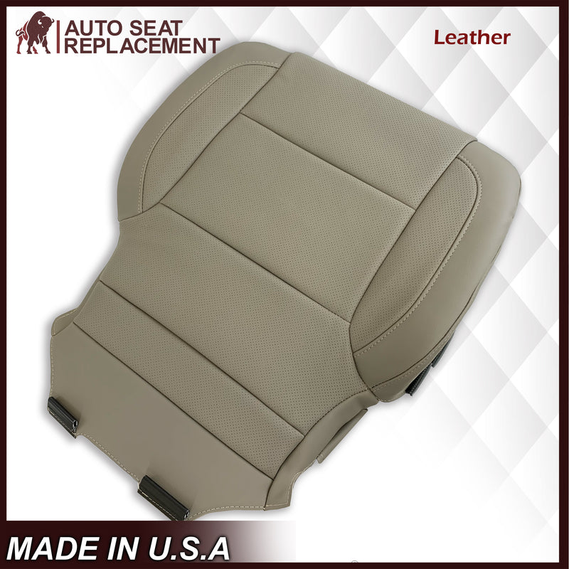 2014 2015 2016 2017 2018 2019 Chevy Silverado Tahoe Suburban & GMC Yukon PERFORATED Leather Seat Cover Replacement in Black, Gray, or Tan - Auto Seat Replacement