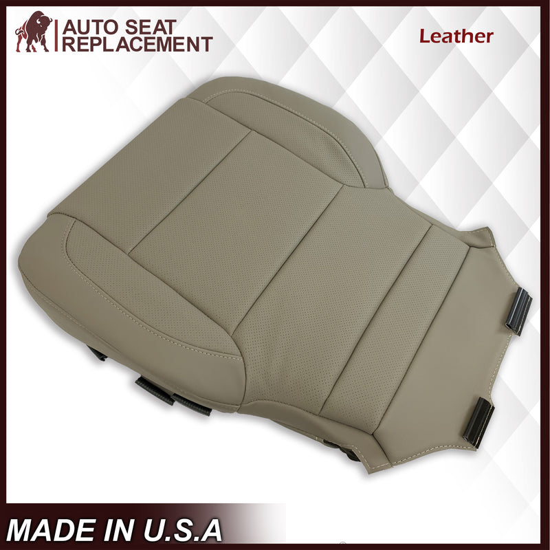 2014 2015 2016 2017 2018 2019 Chevy Silverado Tahoe Suburban & GMC Yukon PERFORATED Leather Seat Cover Replacement in Black, Gray, or Tan - Auto Seat Replacement
