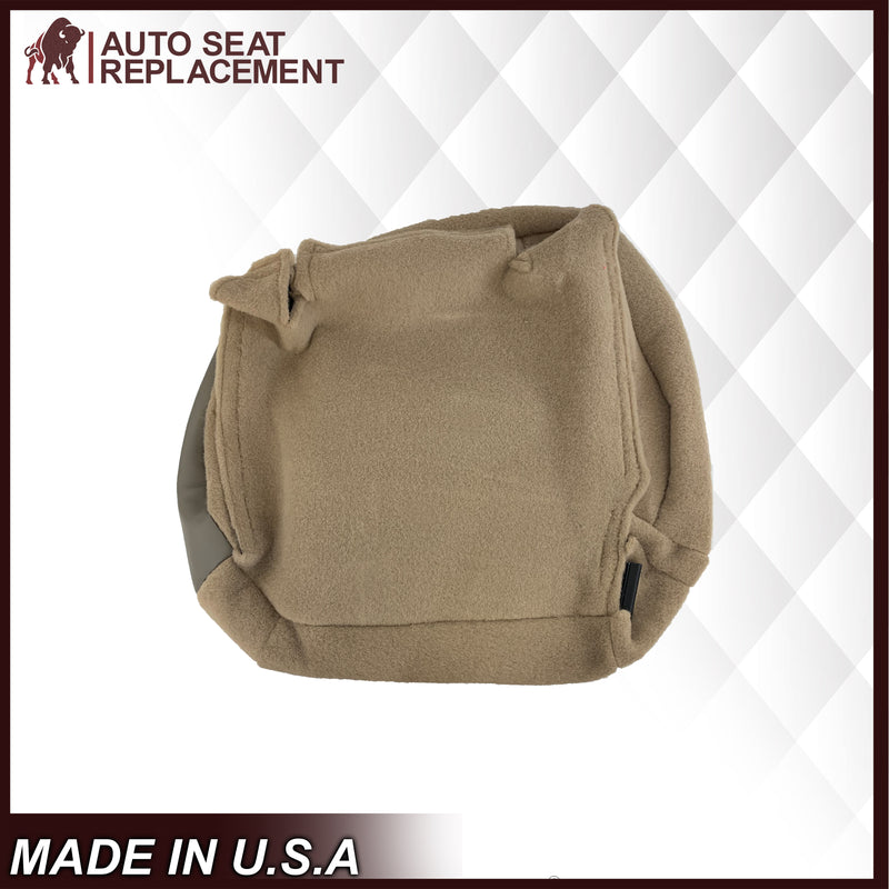2002 2003 2004 Ford Excursion Eddie Bauer Edition Second Row 60/40 Seat Covers In 2 Tone Tan-Gray: Choose From Variations - Auto Seat Replacement