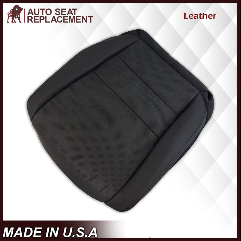 2005 2006 2007 2008 Acura TL Driver Side Bottom Seat Cover in Black Leather or Vinyl - Auto Seat Replacement