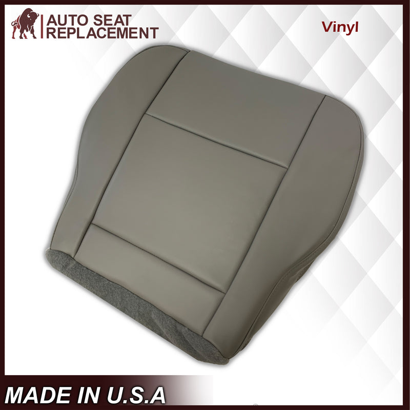2015-2020 Ford Transit 150 250 350 Van Driver OR Passenger Top and Bottom Vinyl Replacement Seat Covers in Gray: Choose Your Side And Position - Auto Seat Replacement