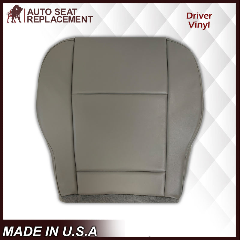 2015-2020 Ford Transit 150 250 350 Van Driver OR Passenger Side Bottom Vinyl Replacement Seat Covers in Gray: Choose Your Side And Position - Auto Seat Replacement