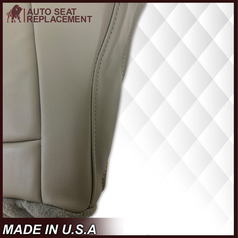 2015-2020 Ford Transit 150 250 350 Van Driver OR Passenger Side Bottom Vinyl Replacement Seat Covers in Gray: Choose Your Side And Position - Auto Seat Replacement