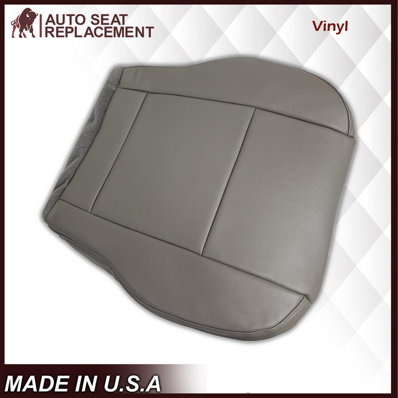 2015-2020 Ford Transit 150 250 350 Van Driver OR Passenger Side Bottom Vinyl Replacement Seat Covers in Gray: Choose Your Side And Position - Auto Seat Replacement