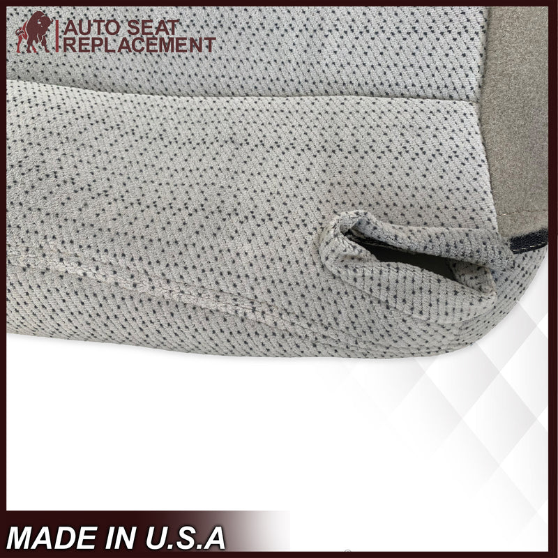 1995 - 1999 Chevy Tahoe & Suburban Gray Cloth 60/40 Replacement Front Seat Covers (Pewter Gray) - Auto Seat Replacement