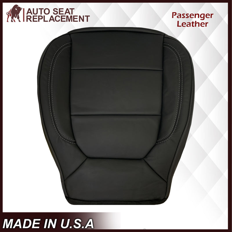 2019-2022 Chevy Silverado & GMC Sierra Non-Perforated Replacement Seat Cover in Black : Choose Your Side & Material