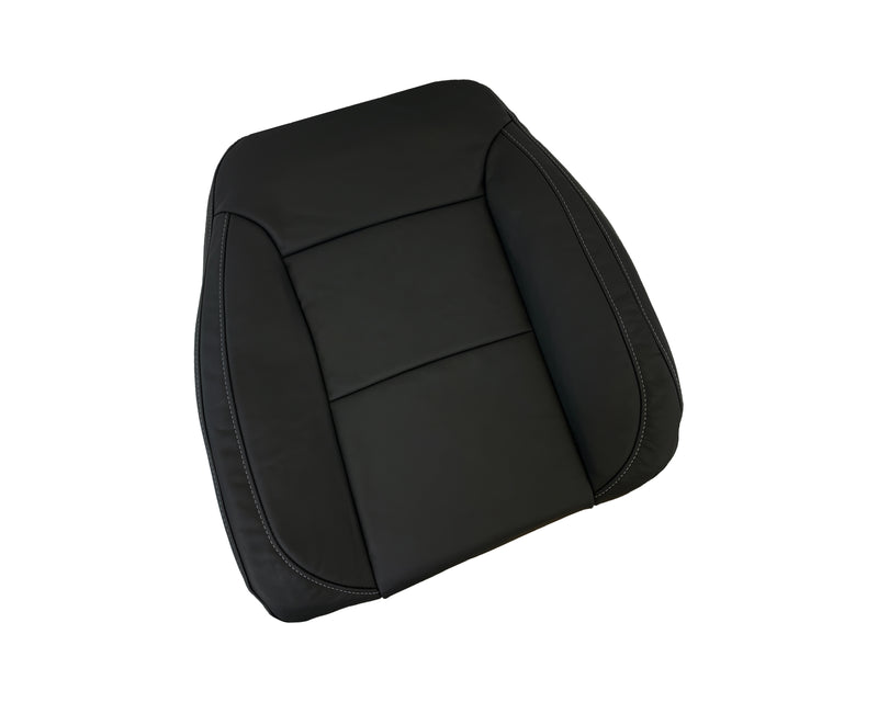 2019-2022 Chevy Silverado & GMC Sierra Non-Perforated Replacement Seat Cover in Black : Choose Your Side & Material