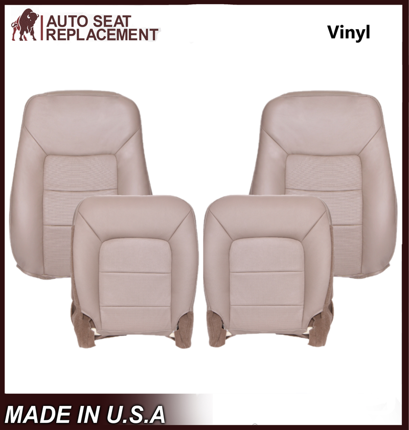 2005 2006 Ford Expedition Limited Perforated Tan Seat Covers: Choose Leather or Vinyl - Auto Seat Replacement
