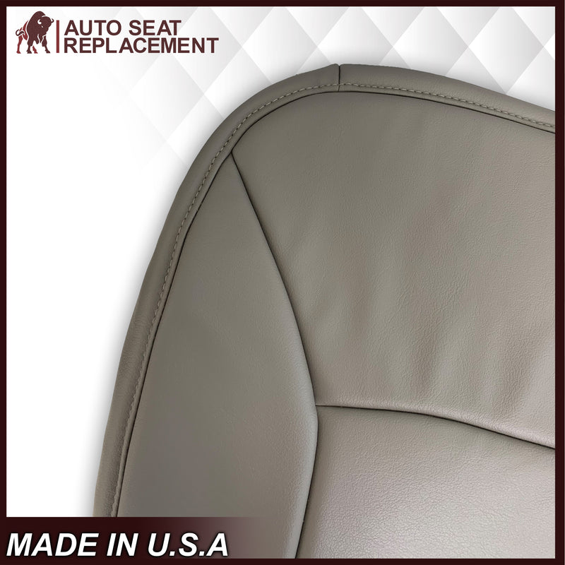 2000-2002 Ford E-Series Econoline Van Replacement Vinyl Seat Cover In Non-Perforated Gray - Auto Seat Replacement