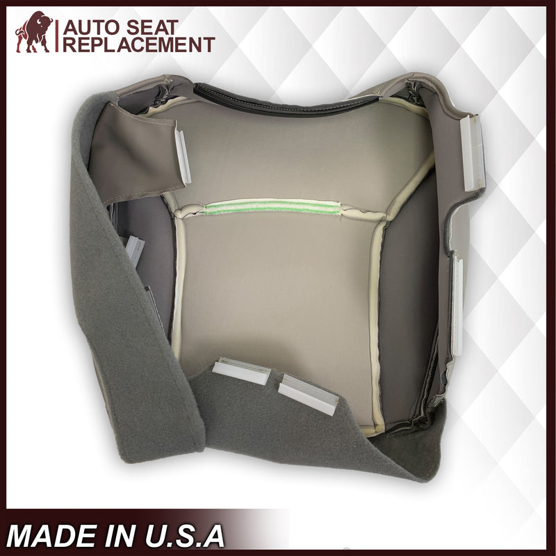 2000-2002 Ford E-Series Econoline Van Replacement Vinyl Seat Cover In Non-Perforated Gray - Auto Seat Replacement
