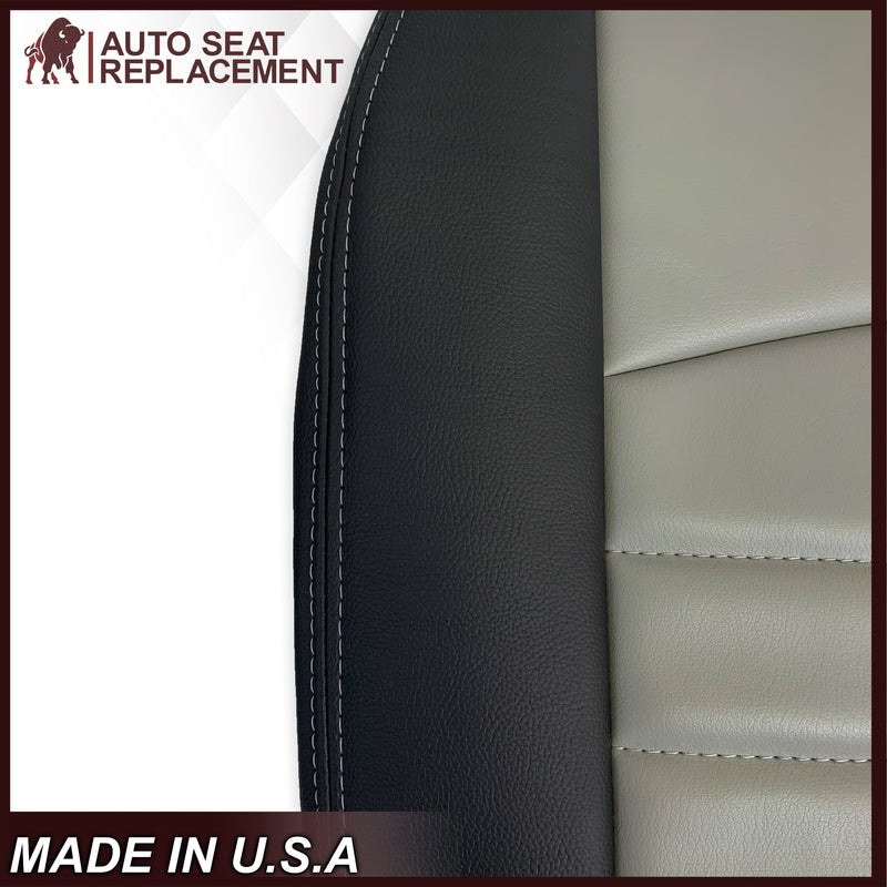 2009 2010 2011 2012 Dodge Ram Work Truck Replacement Vinyl Seat Covers 2-Tone Gray/Dark Gray: Choose your side - Auto Seat Replacement