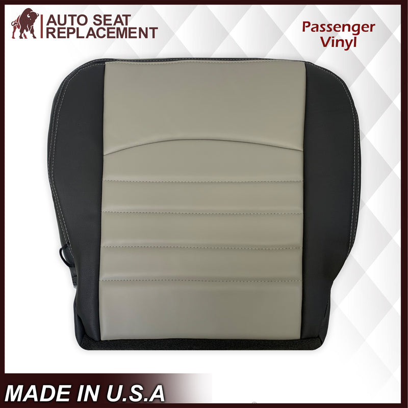 2009 2010 2011 2012 Dodge Ram Work Truck Replacement Vinyl Seat Covers 2-Tone Gray/Dark Gray: Choose your side - Auto Seat Replacement