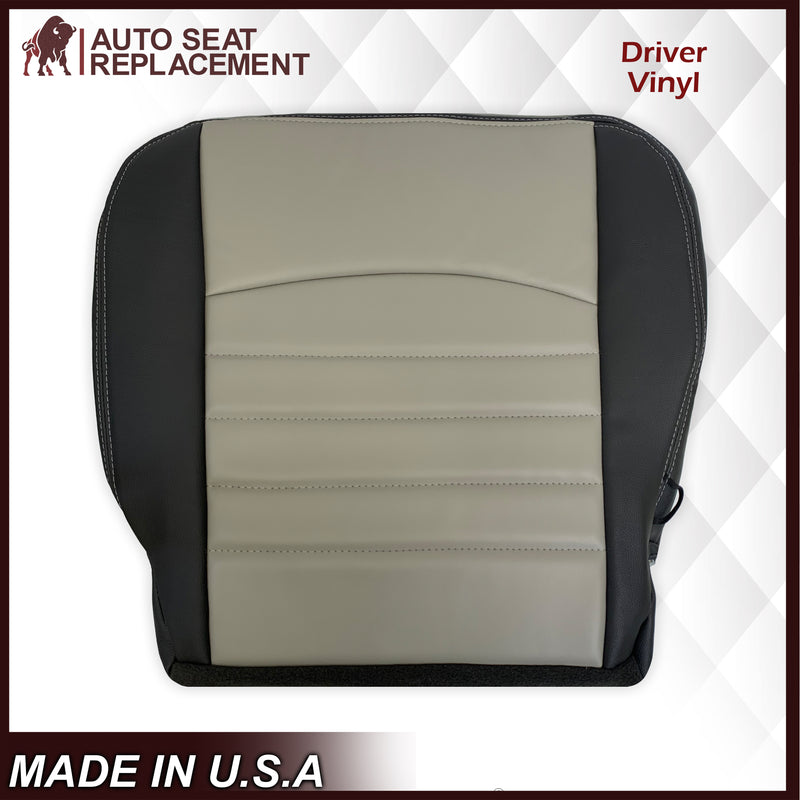2009 2010 2011 2012 Dodge Ram Work Truck Replacement Vinyl Seat Covers 2-Tone Gray/Dark Gray: Choose your side - Auto Seat Replacement