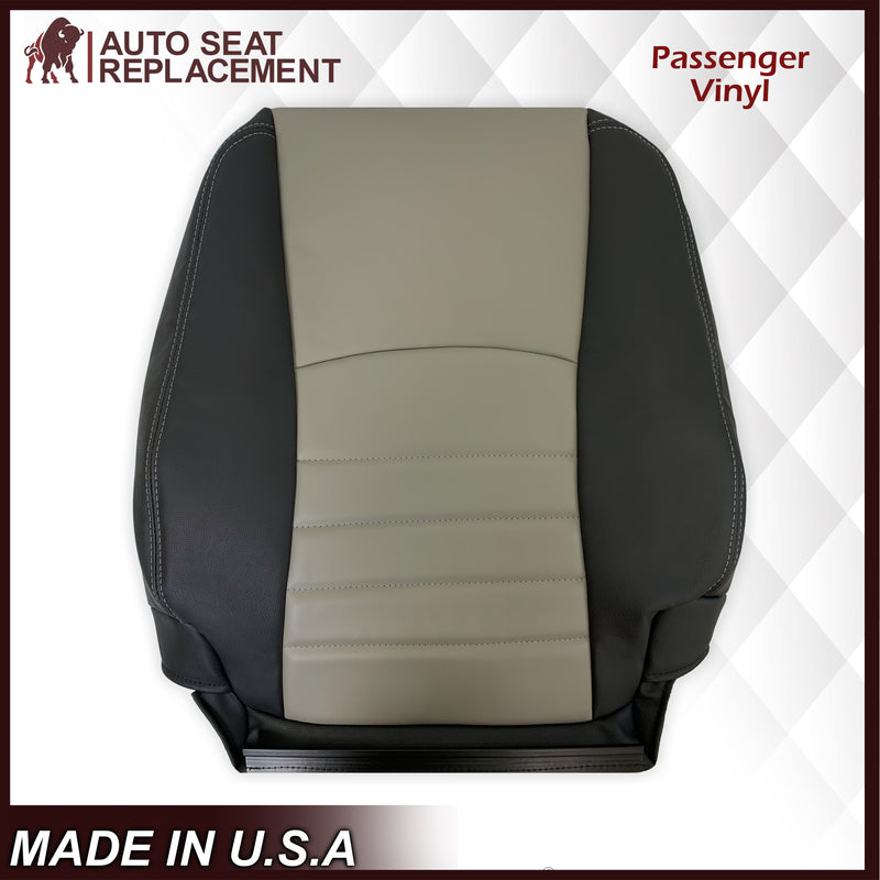 2009 2010 2011 2012 Dodge Ram Work Truck Replacement Vinyl Seat Covers 2-Tone Gray/Dark Gray: Choose your side - Auto Seat Replacement