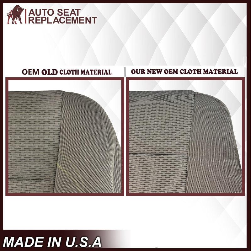 2017-2021 Ford F250 XLT GRAY Cloth Seat Cover Replacement - Auto Seat Replacement