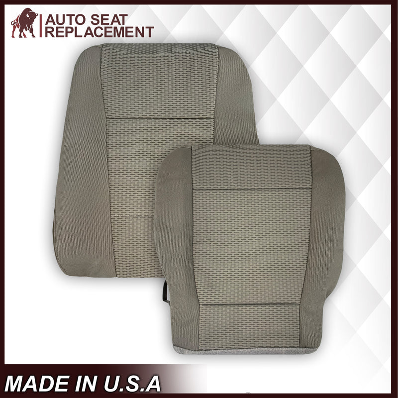 2017-2021 Ford F250 XLT GRAY Cloth Seat Cover Replacement - Auto Seat Replacement