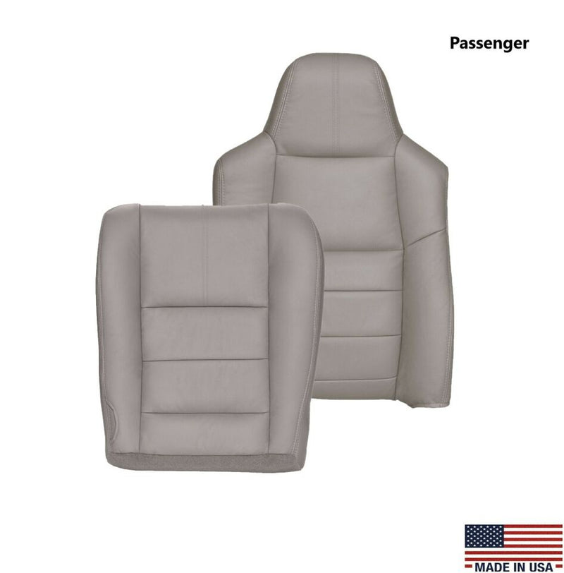 2008-2010 Ford F-250 F-350 F-450 F-550 Lariat Seat Cover in Medium Stone Gray: Choose From Variants - Auto Seat Replacement