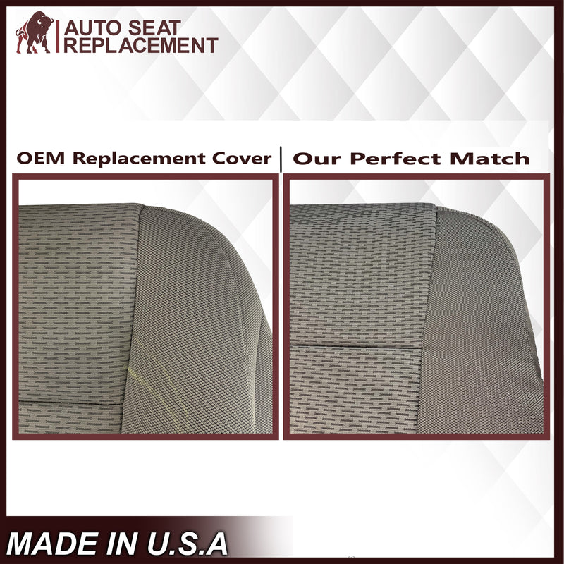 2015-2020 Ford F150 XLT GRAY Cloth Seat Cover Replacement - Auto Seat Replacement