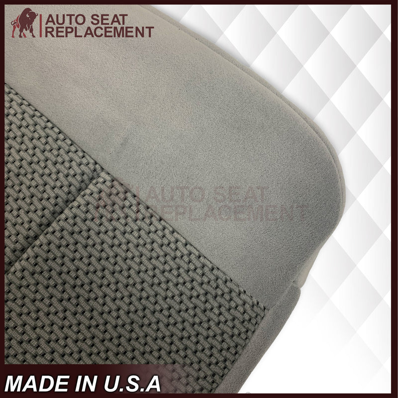 2001 Ford F250 F350 XLT Extended Quad Cab Gray Cloth Seat Cover - Auto Seat Replacement
