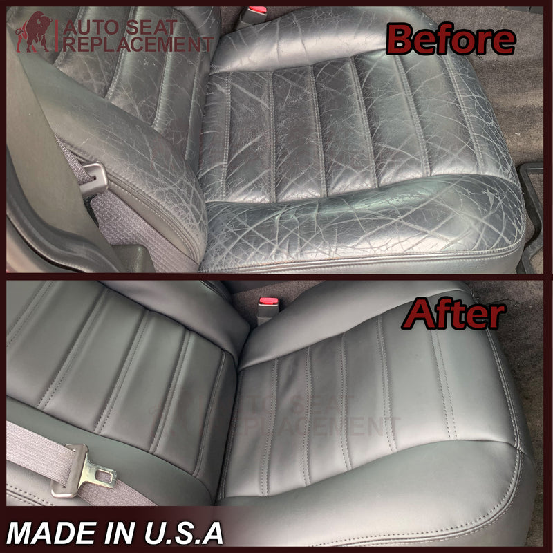 2003 2004 2005 2006 2007 Hummer H2 SUV SUT Adventure LEATHER Seat Cover in Ebony Black - Auto Seat Replacement