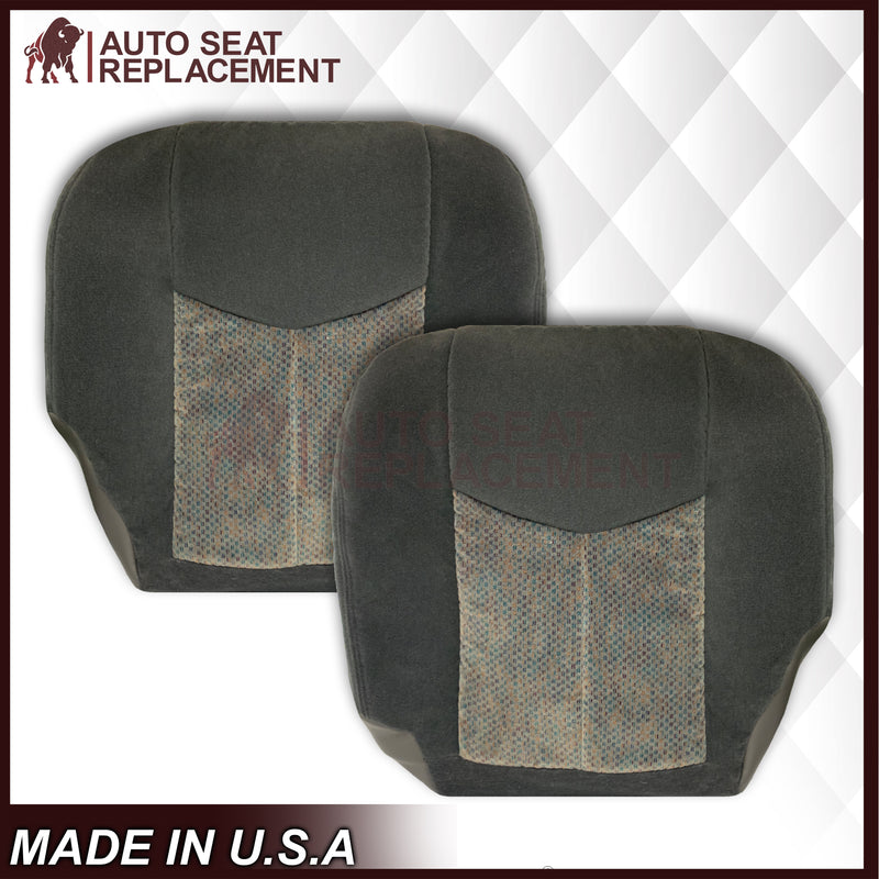 2003 2004 2005 2006 2007 Chevy Silverado 1500HD 1500 Cloth Seat Cover Dark Gray - Auto Seat Replacement