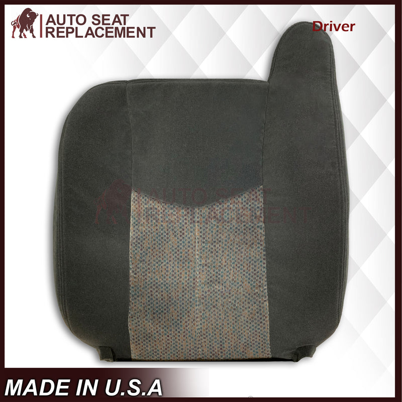 2003 2004 2005 2006 2007 Chevy Silverado 1500HD 1500 Cloth Seat Cover Dark Gray - Auto Seat Replacement