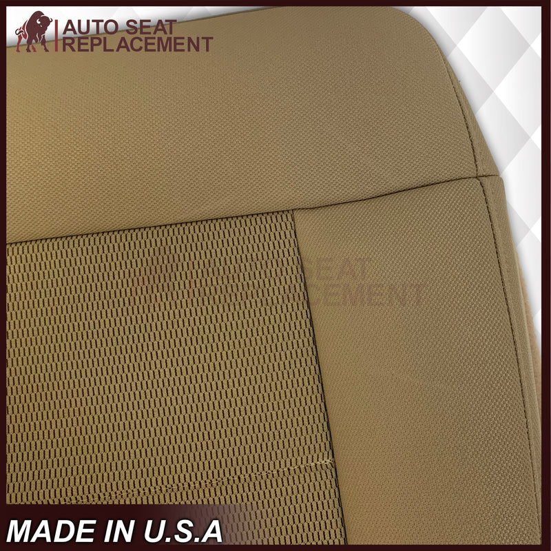 2004 2005 2006 Ford F150 XLT STX FX4 Bottom Cloth Fabric Replacement Seat Cover Tan - Auto Seat Replacement