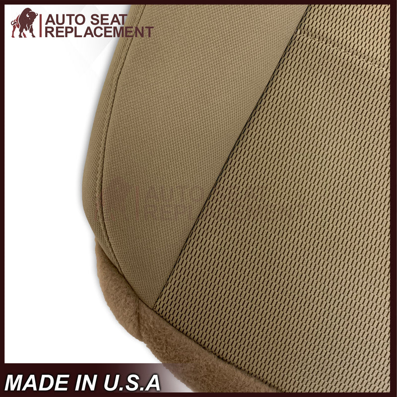2004 2005 2006 Ford F150 XLT STX FX4 Bottom Cloth Fabric Replacement Seat Cover Tan - Auto Seat Replacement