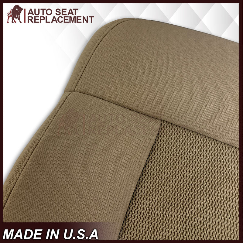 2004 2005 2006 Ford F150 XLT STX FX4 Bottom Cloth Fabric Replacement Seat Cover Tan - Auto Seat Replacement