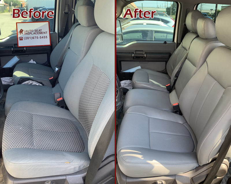 2011-2016 Ford F-250 F-350 F-450 F-550 XL WORK TRUCK in Steel Gray: Choose From Variants (Copy) - Auto Seat Replacement