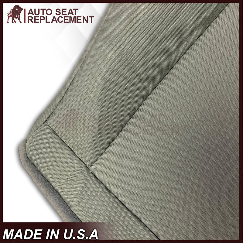 2009-2018 Ford Econoline E350 E450 E550 Gray Cloth Fabric Seat Cover & Cushion Foam - Auto Seat Replacement