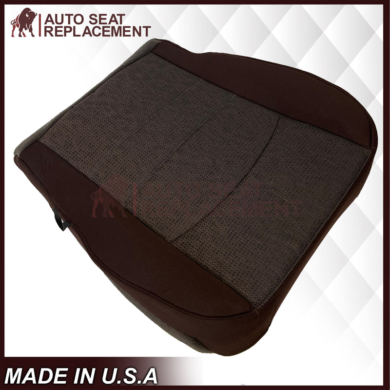 2013 - 2018 Dodge Ram 1500 2500 SLT Outdoorsman Bottom Cloth Seat Cover Brown - Auto Seat Replacement