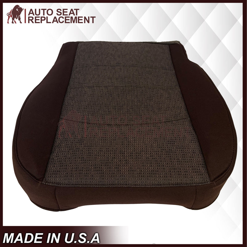 2013 - 2018 Dodge Ram 1500 2500 SLT Outdoorsman Bottom Cloth Seat Cover Brown - Auto Seat Replacement